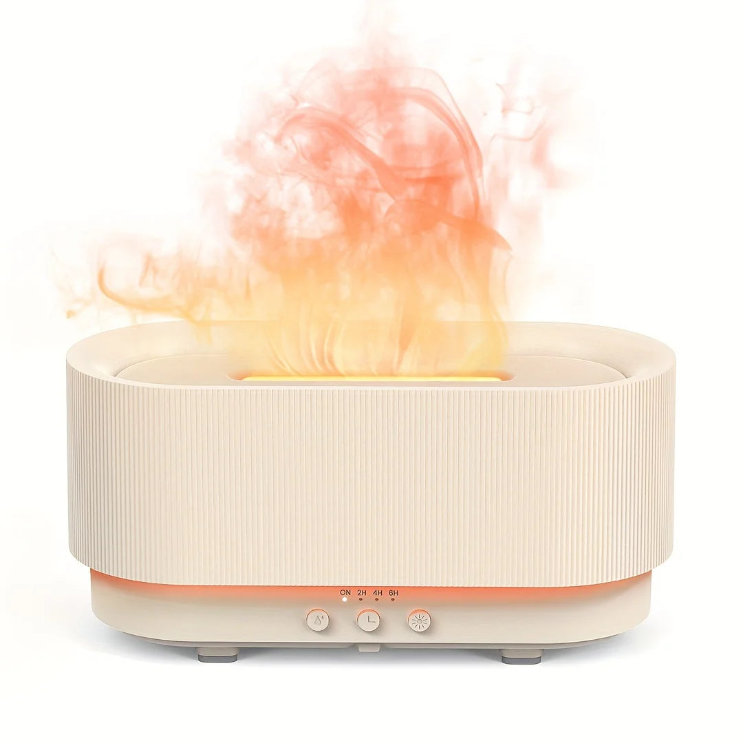 Air Flame Humidifier – Ambient Flame Diffuser for Relaxation & Sleep