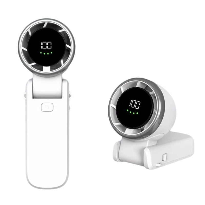 Handheld Turbo Fan – High-Speed Portable Fan with 5 Adjustable Speeds