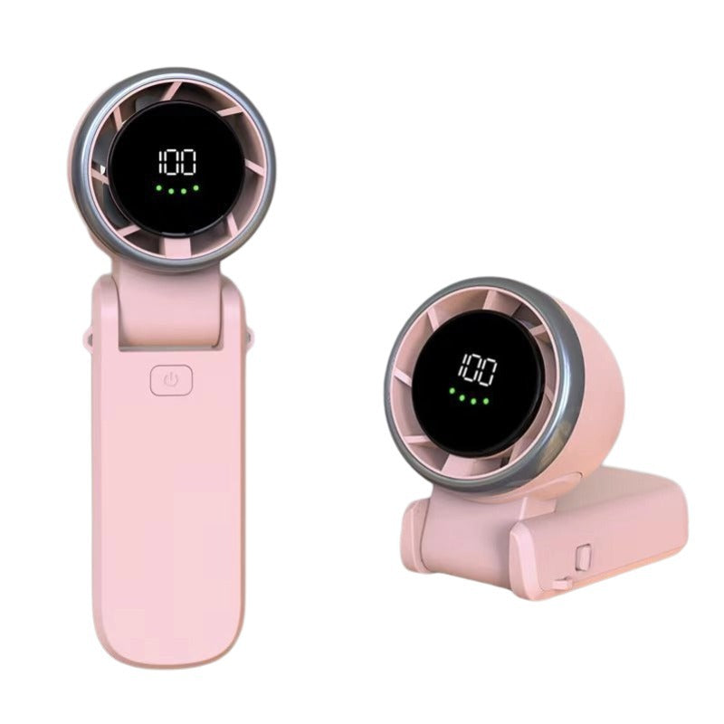 Handheld Turbo Fan – High-Speed Portable Fan with 5 Adjustable Speeds