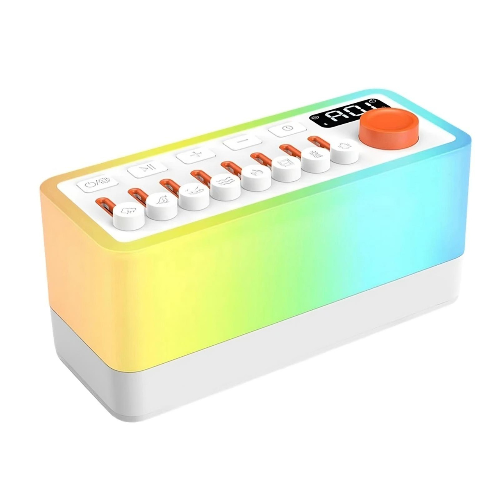 Ambient Sound Machine with Night Light – Sleep & Relaxation Sound Device  Why this works:
