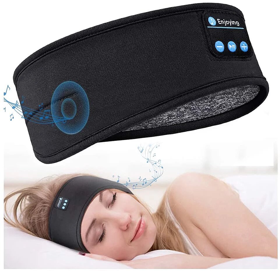 Bluetooth Sleep Headband – Wireless Headphones for Comfortable Night Listening