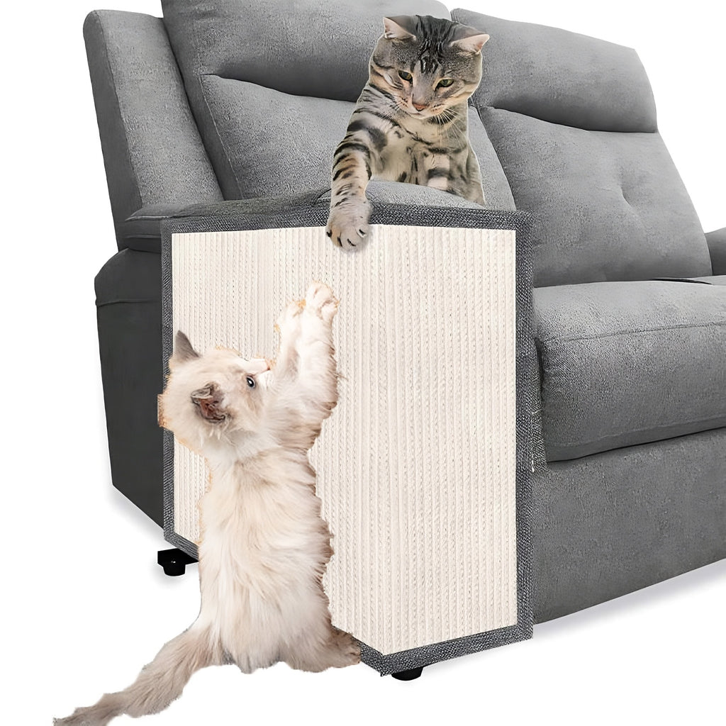 Cat Scratch Sofa Protector – Sisal Couch Arm Cover for Cats to Scratch Without Damage
