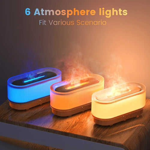 Air Flame Humidifier – Ambient Flame Diffuser for Relaxation & Sleep