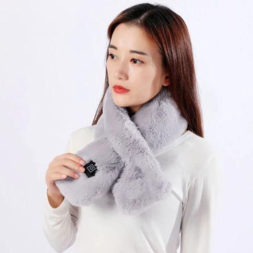 Electric Heated Scarf – USB Rechargeable Heated Neck Wrap for Instant Winter Warmth