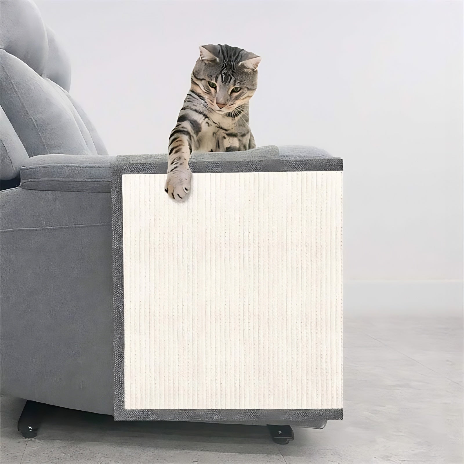 Cat Scratch Sofa Protector – Sisal Couch Arm Cover for Cats to Scratch Without Damage