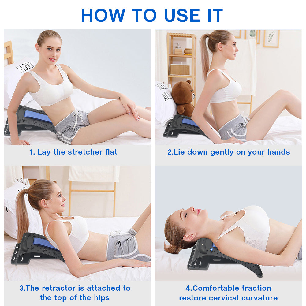 Adjustable Back Stretcher – Posture Support & Daily Back Stretch Tool