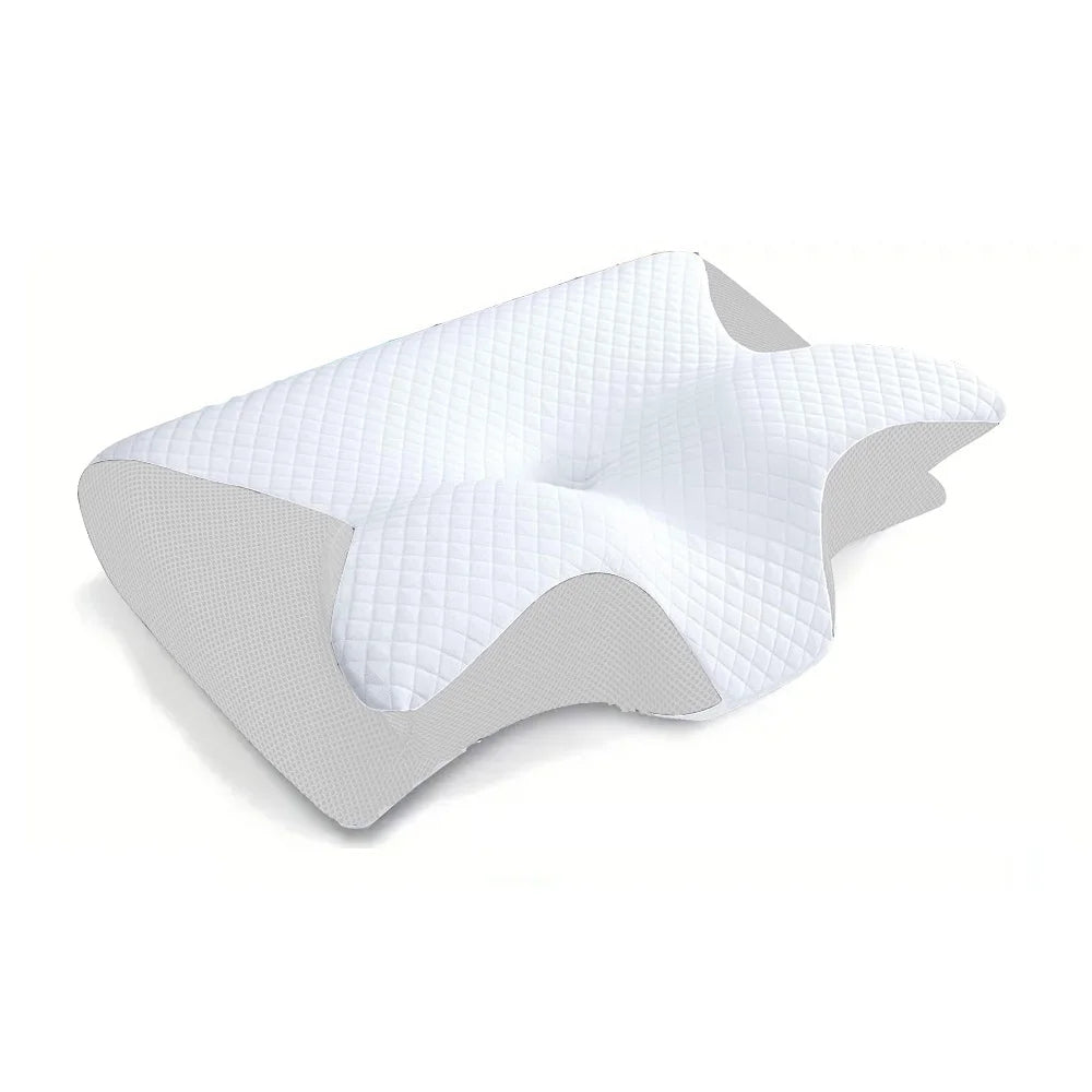 Ergonomic Memory Foam Cervical Pillow – Cooling Orthopedic Neck Support for Back & Side Sleepers